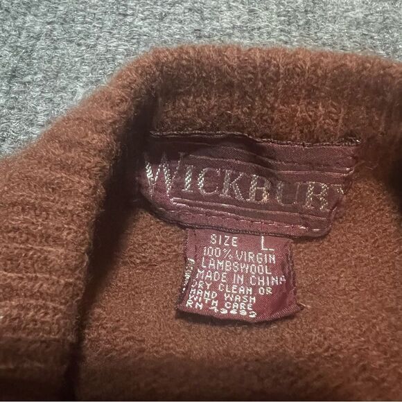 Wickbury vest brown 100 % lambswool - Picture 6 of 6